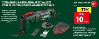 Parkside outil multifonction