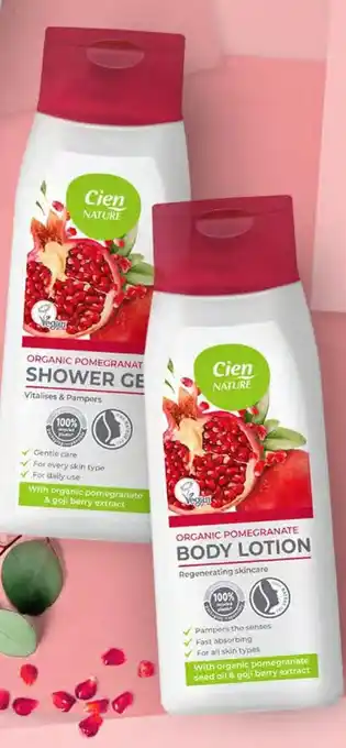 Lidl Cien lotion pour le corps ou gel douche à la grenade offre