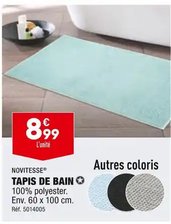 ALDI Novitesse tapis de bain offre