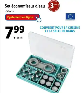 Lidl Set économiseur d’eau offre