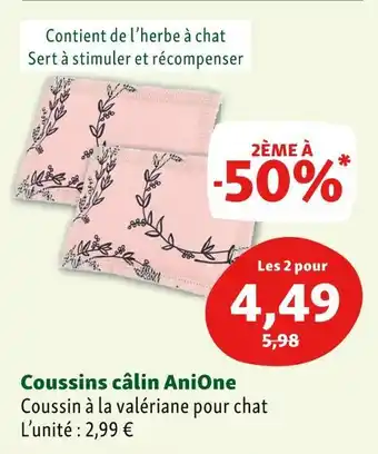 Maxi Zoo Anione coussins câlin offre