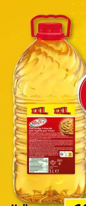 Lidl Vita d'or huile végétale pour friture offre