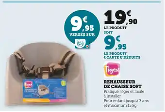 Tigex rehausseur de chaise soft