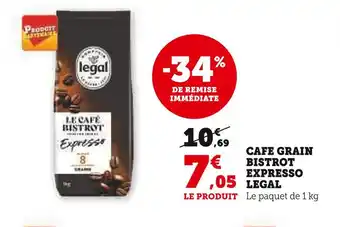 Super U Legal cafe grain bistrot expresso offre