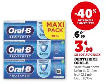 Oral-b dentifrice