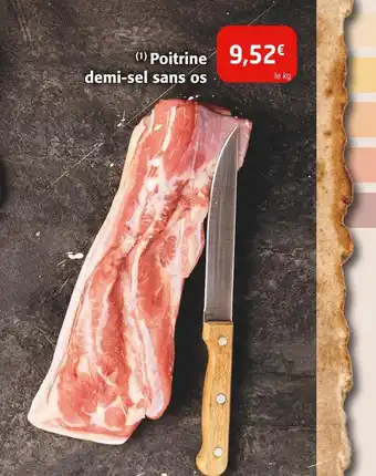 Colruyt Poitrine demi-sel sans os offre