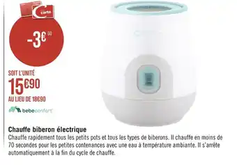 Bébéconfort chauffe biberon électrique