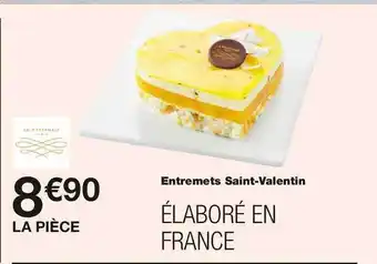 Entremets Saint-valentin