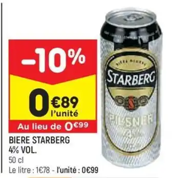 Leader Price BIERE STARBERG offre