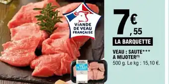 E.Leclerc Express VEAU : SAUTE A MIJOTER offre