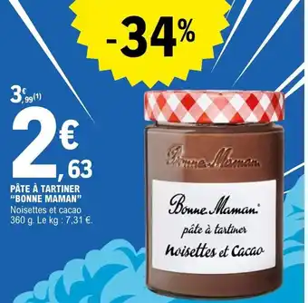 PÂTE À TARTINER "BONNE MAMAN