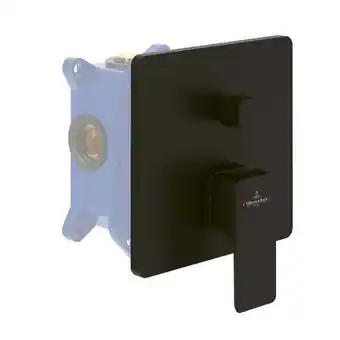 Brico Cash Façade mécanique avec inverseur villeroy et boch subway 3.0 matt black + corps encastré offre