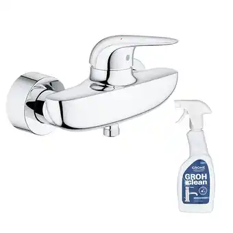 Brico Cash Mitigeur douche mécanique grohe quickfix wave 2015 + nettoyant grohclean offre