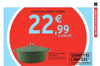 Intermarché Hyper Cocotte 6.5 Litres offre