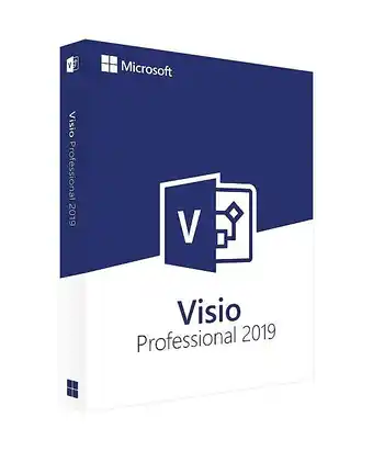 E.Leclerc Microsoft visio 2019 professionnel - clé licence à télécharger - livraison rapide 7/7j offre