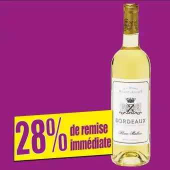 Norma Aoc bordeaux blanc mœlleux offre