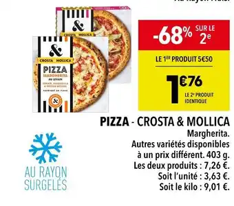 Crosta & mollica pizza