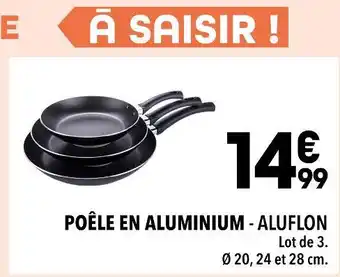 Aluflon poêle en aluminium