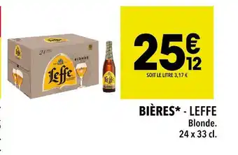 Supeco Leffe bières offre