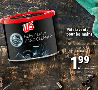 Lidl Pâte Lavante Pour Les Mains offre