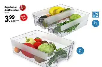 Lidl Organisateur De Réfrigérateur offre