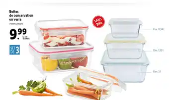 Lidl Boîtes De Conservation En Verre offre