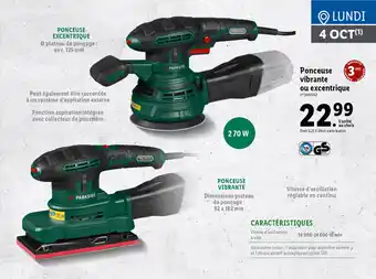 Lidl Ponceuse Vibrante Ou Excentrique offre