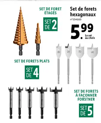 Lidl Set de Forets Hexagonaux offre