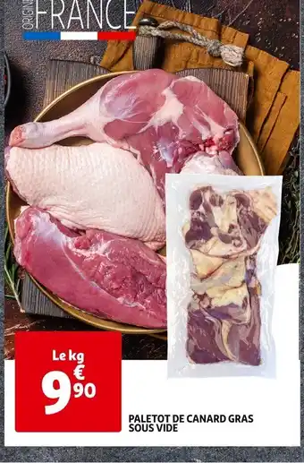 Auchan PALETOT DE CANARD GRAS SOUS VIDE offre