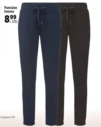Lidl Pantalon Femme offre
