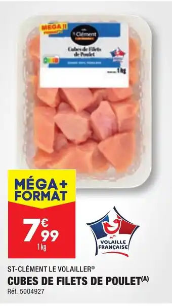 CUBES DE FILETS DE POULET