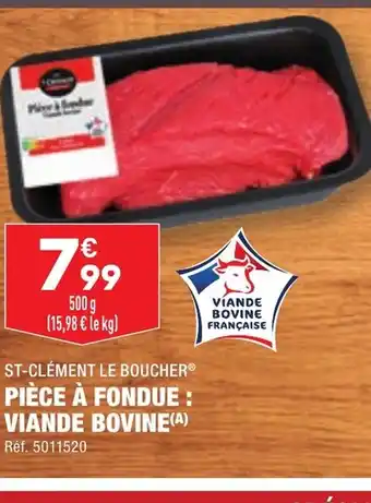ALDI PIÈCE À FONDUE : VIANDE BOVINE offre