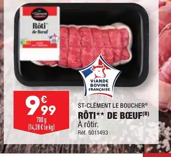 ALDI RÔTI** DE BŒUF(B) offre