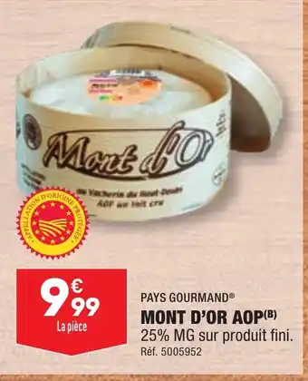 ALDI MONT D'OR AOP offre