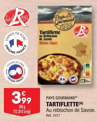 ALDI Tartiflette offre