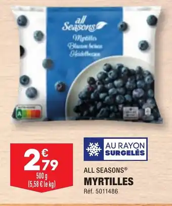 ALDI MYRTILLES offre