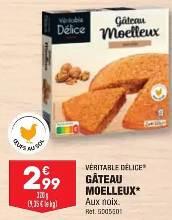 ALDI GÂTEAU MOELLEUX offre