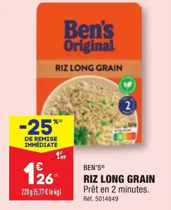 ALDI RIZ LONG GRAIN offre
