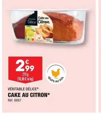 ALDI CAKE AU CITRON offre