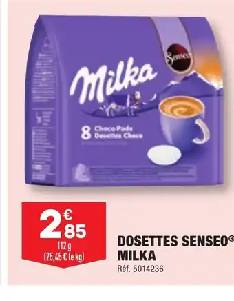 ALDI DOSETTES SENSEO MILK offre