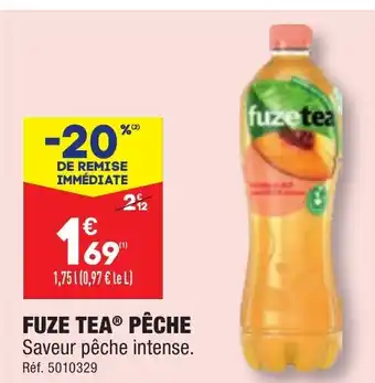 ALDI FUZE TEA PÊCHE offre