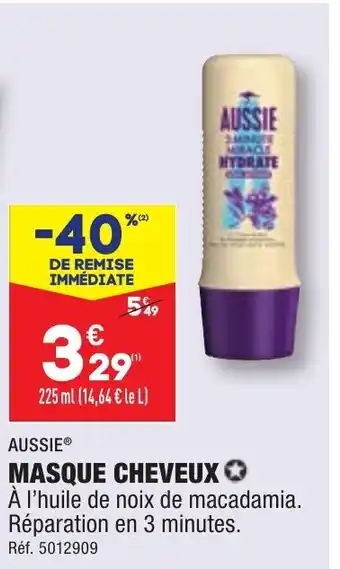 ALDI MASQUE CHEVEUX offre
