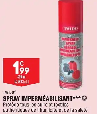 ALDI SPRAY IMPERMÉABILISANT offre