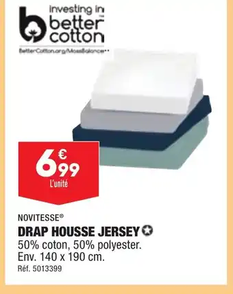 ALDI DRAP HOUSSE JERSEY offre