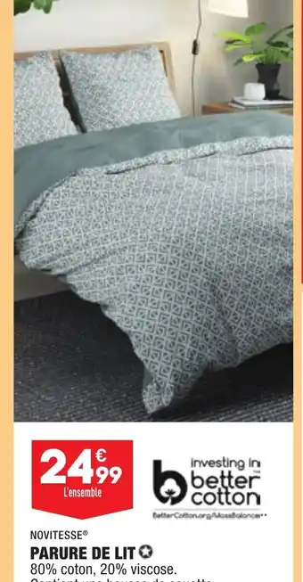 ALDI PARURE DE LIT offre