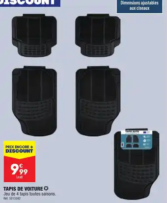 ALDI TAPIS DE VOITURE offre