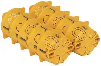 Brico Cash Lot de 10 boîtes à encastrer - 1 poste - plaque de plâtre offre