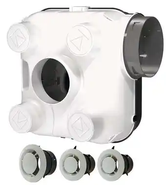 Kit vmc simple flux autoréglable hygrocomut