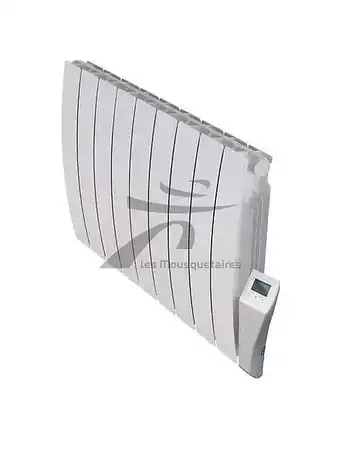Bricomarché Radiateur électrique à inertie fluide galbe verno - blanc - 1500w offre