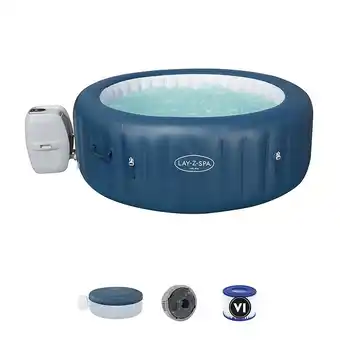 Bricomarché Spa gonflable avec airjet plus - rond - bleu - 4-6 places offre